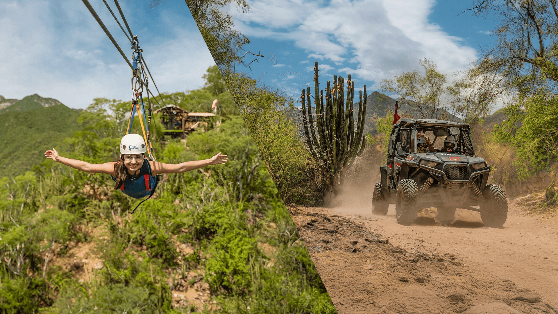Outdoor Adventure 4x4 + Tirolesas en Los Cabos